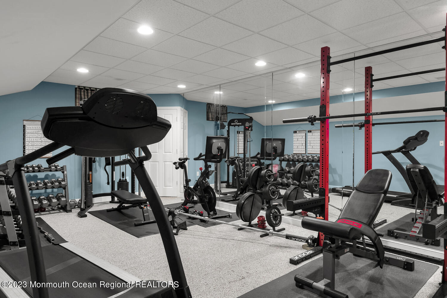 3 Goose Point Drive Colts Neck, NJ 07722 - Photo 40 of 66 a view of a room with gym equipment
