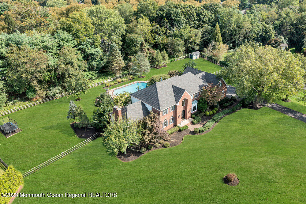 3 Goose Point Drive Colts Neck, NJ 07722 - Photo 49 of 66 an aerial view of a house