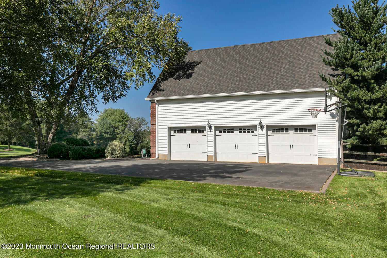 3 Goose Point Drive Colts Neck, NJ 07722 - Photo 65 of 66 front view of house with yard