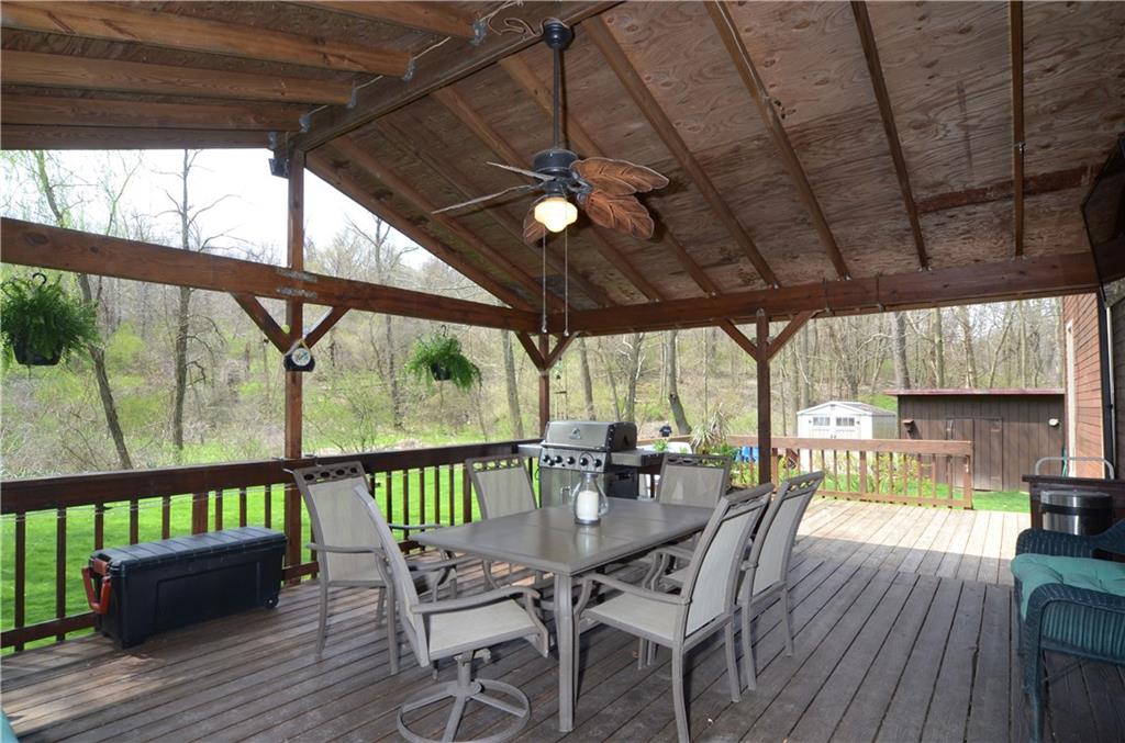 5639 Aiken Road McKees Rocks, PA 15136 - Photo 20 of 23 The 36x17 covered deck is a great place to enjoy the nature views.