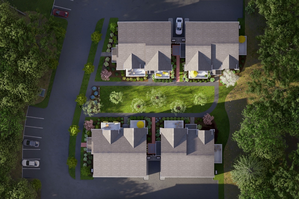 643 Church Street, Unit 122 Raynham, MA 02767 - Photo 26 of 28 an aerial view of a house with outdoor space and street view