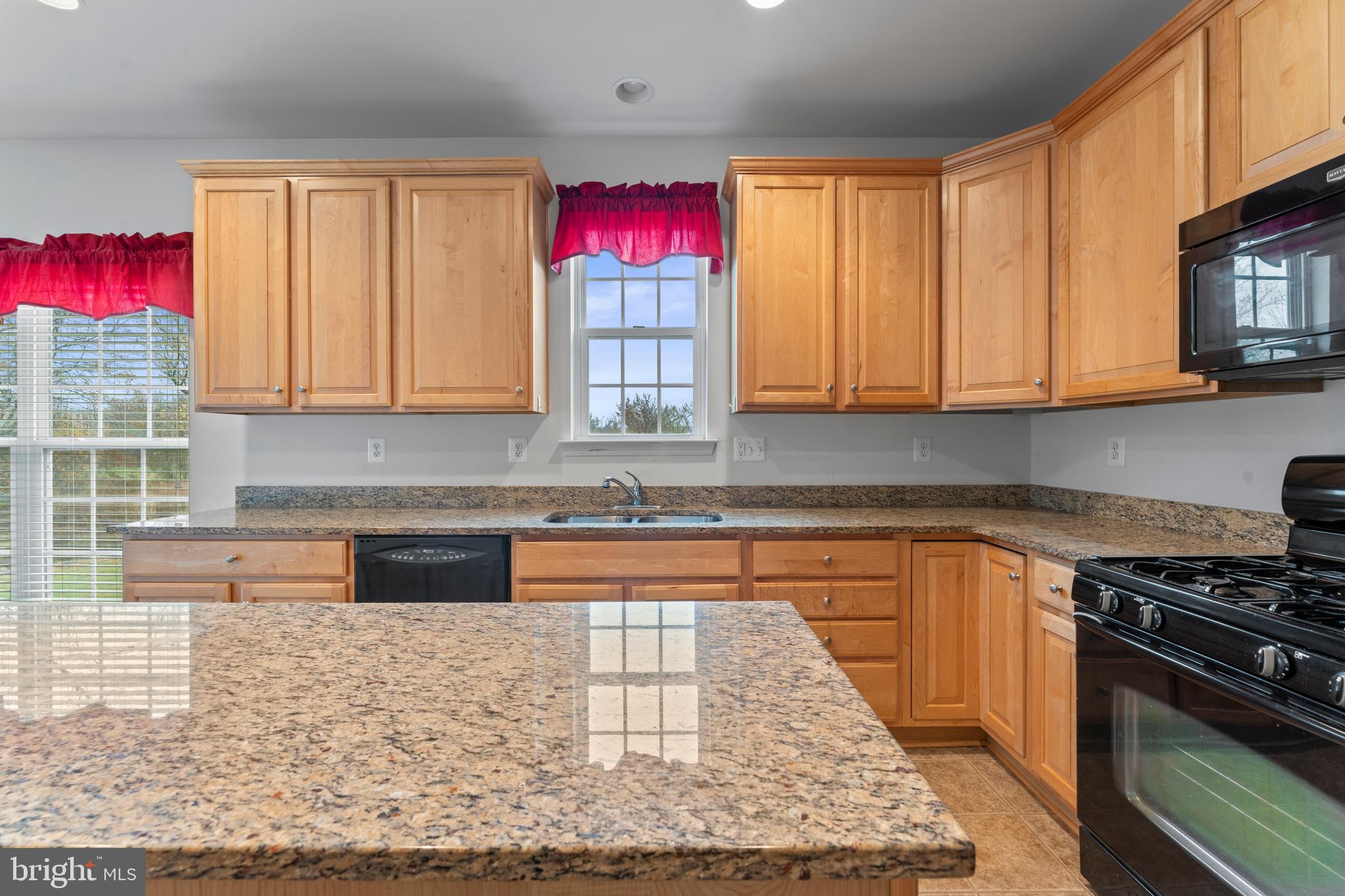361 Pierce Run Newark, DE 19702 - Photo 8 of 32 a kitchen with stainless steel appliances granite countertop a stove a sink and a microwave