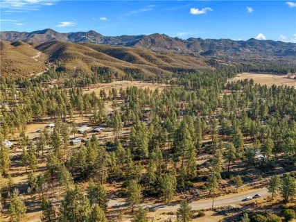 a view of city and mountain