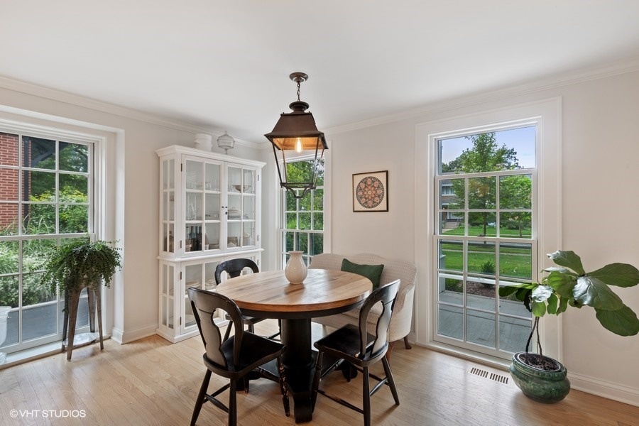 162 Maplewood Road Riverside, IL 60546 - Photo 20 of 44 a view of a dining room with furniture window and outside view