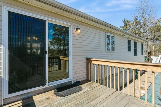 a view of a house with a balcony