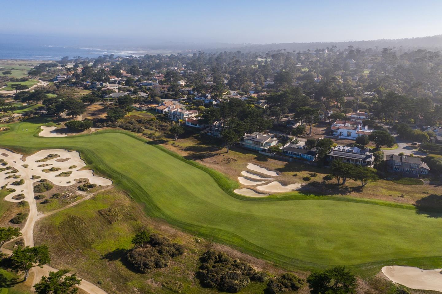 1011 Rodeo Road Pebble Beach, CA 93953 - Photo 40 of 41 an aerial view of a house with a yard