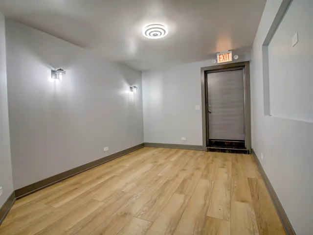 wooden floor in a room