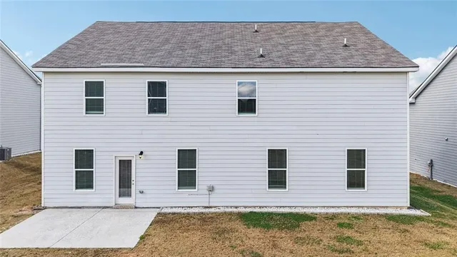 a front view of house