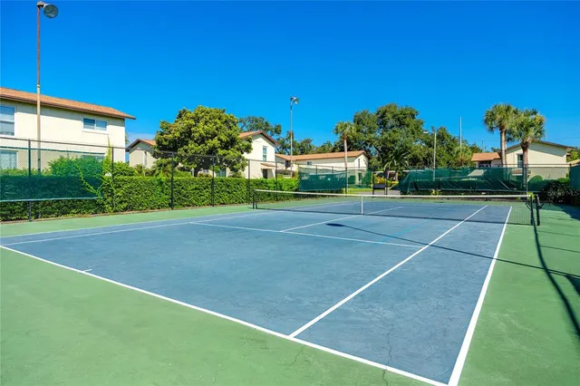 a view of a tennis court