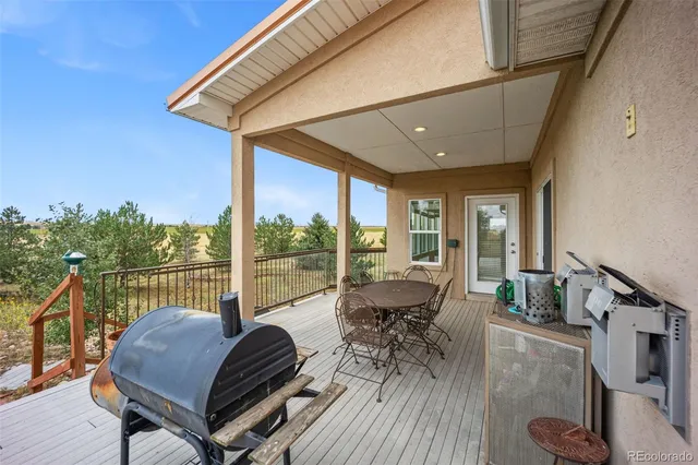 a outdoor space with furniture