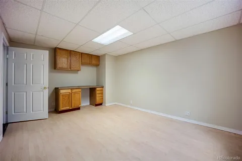a view of a livingroom with a couch