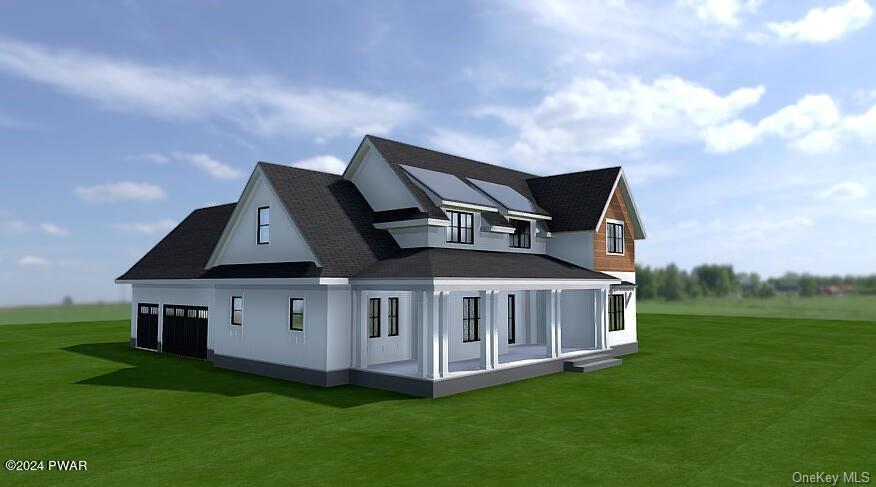 5 Gary Lane Milford, PA 18337 - Photo 6 of 11 a aerial view of a house with yard and deck