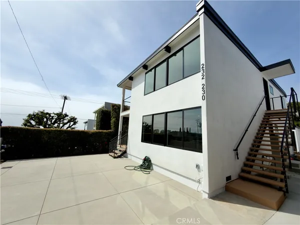 a view of a house with a balcony