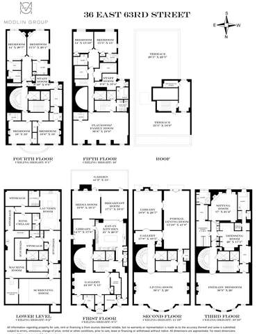 front view of a building with a fountain