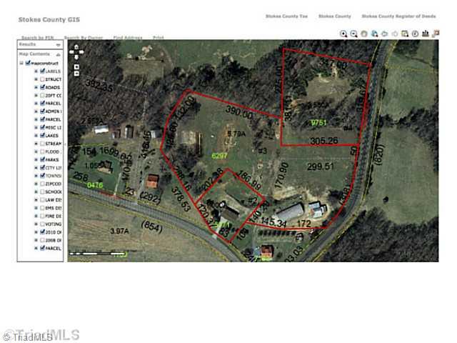 3074 Volunteer Road Pinnacle, NC 27043 - Photo 15 of 16 Aerial View. 3 Tracks of land