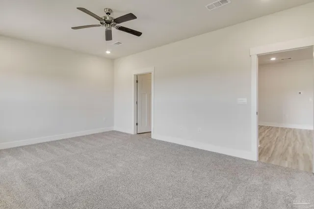 a view of an empty room