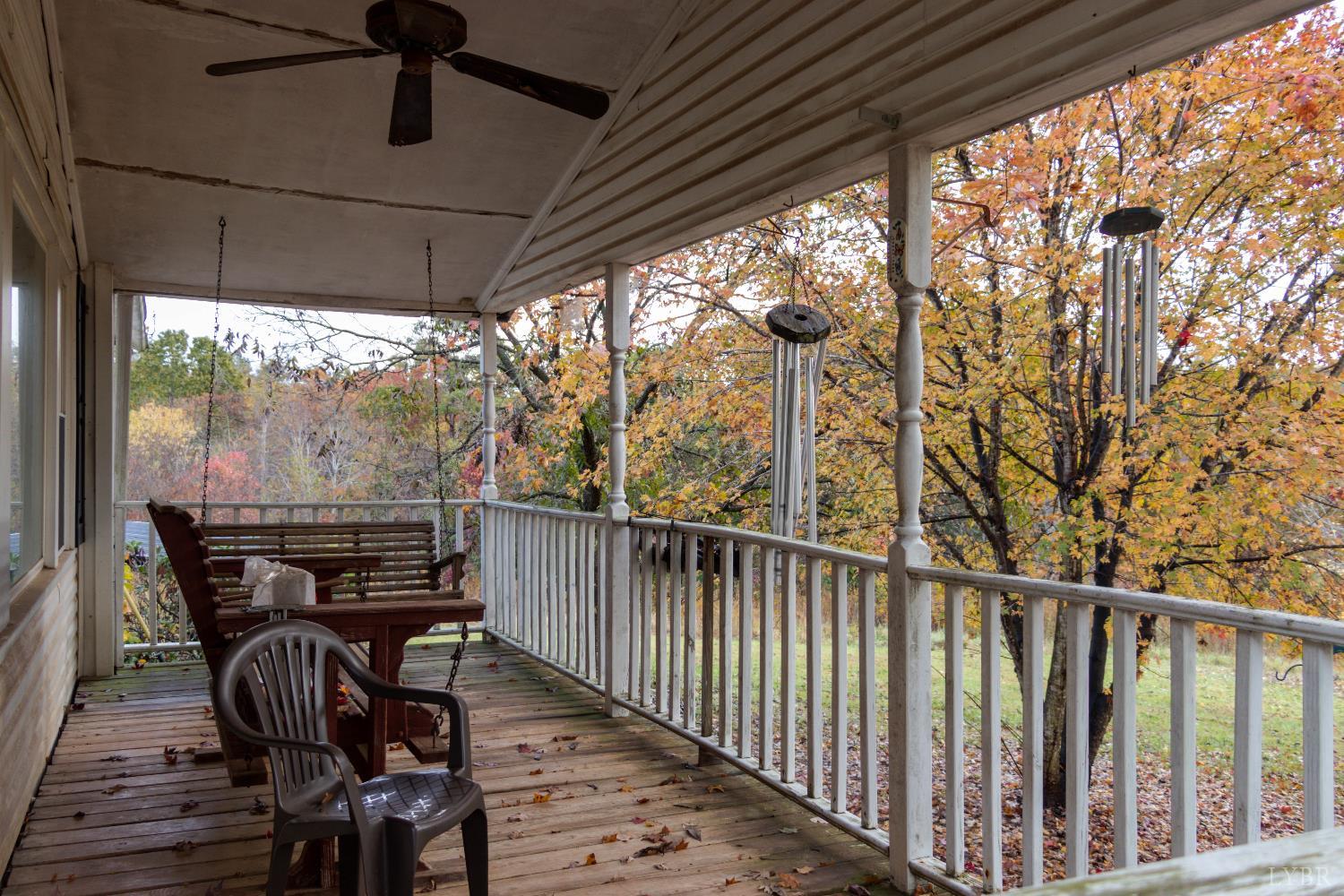 3156 Owens Mill Road Gretna, VA 24557 - Photo 11 of 88 a view of a chairs and table in the balcony