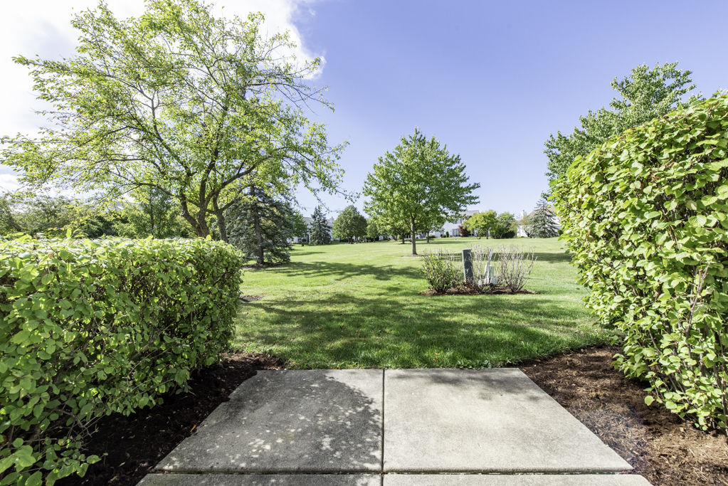 17775 Braewick Road Gurnee, IL 60031 - Photo 6 of 25 a view of a garden with a bench