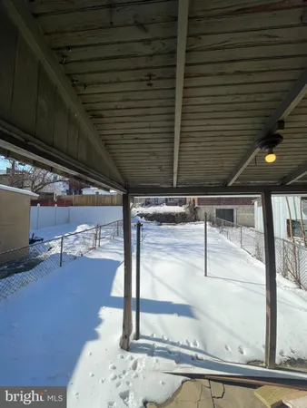 a view of a porch