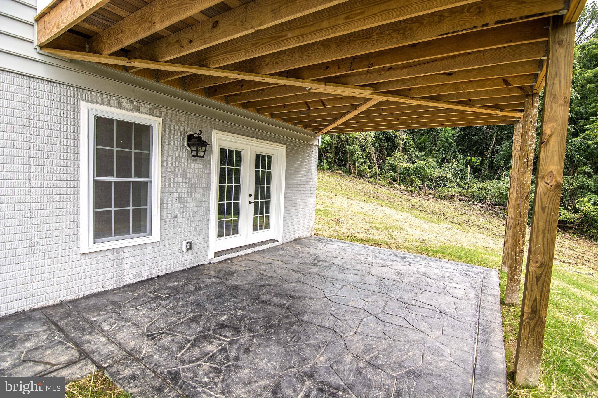 42 Apple Jack Road Linden, VA 22642 - Photo 27 of 30 Stamped Concrete Patio