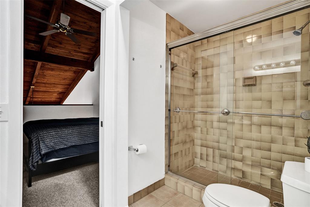 81 Northeast 17th Court Fort Lauderdale, FL 33305 - Photo 34 of 70 a bathroom with a toilet and a shower