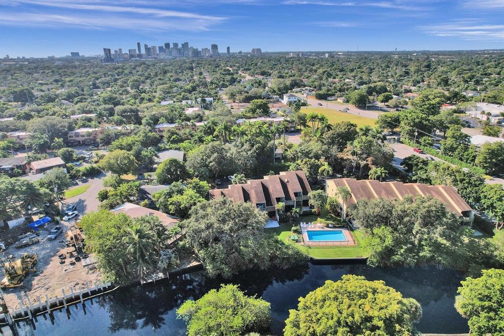 81 Northeast 17th Court Fort Lauderdale, FL 33305 - Photo 69 of 70 an aerial view of a house with a yard