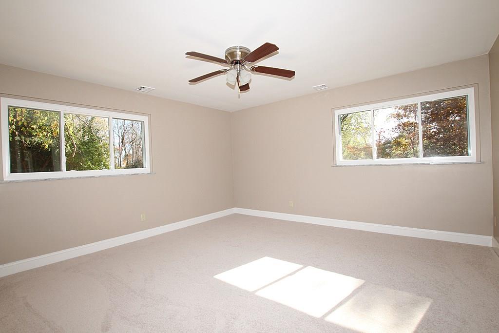 110 Rockingham Lane Canonsburg, PA 15317 - Photo 15 of 25 LARGE MASTER BEDROOM WITH NEUTRAL W/W, AND CEILING FAN