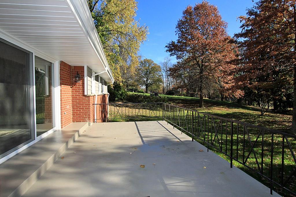 110 Rockingham Lane Canonsburg, PA 15317 - Photo 25 of 25 ANOTHER VIEW OF PATIO WITH LARGE OVER HANG