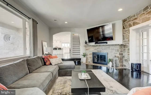 a kitchen with counter space cabinets and appliances