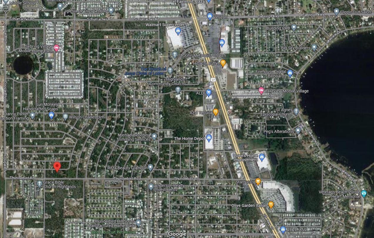 4401 Cooper Drive Sebring, FL 33872 - Photo 2 of 2 Map View