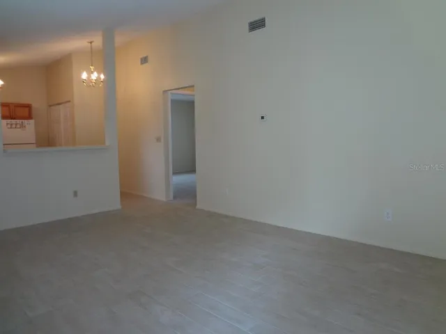 a view of empty room