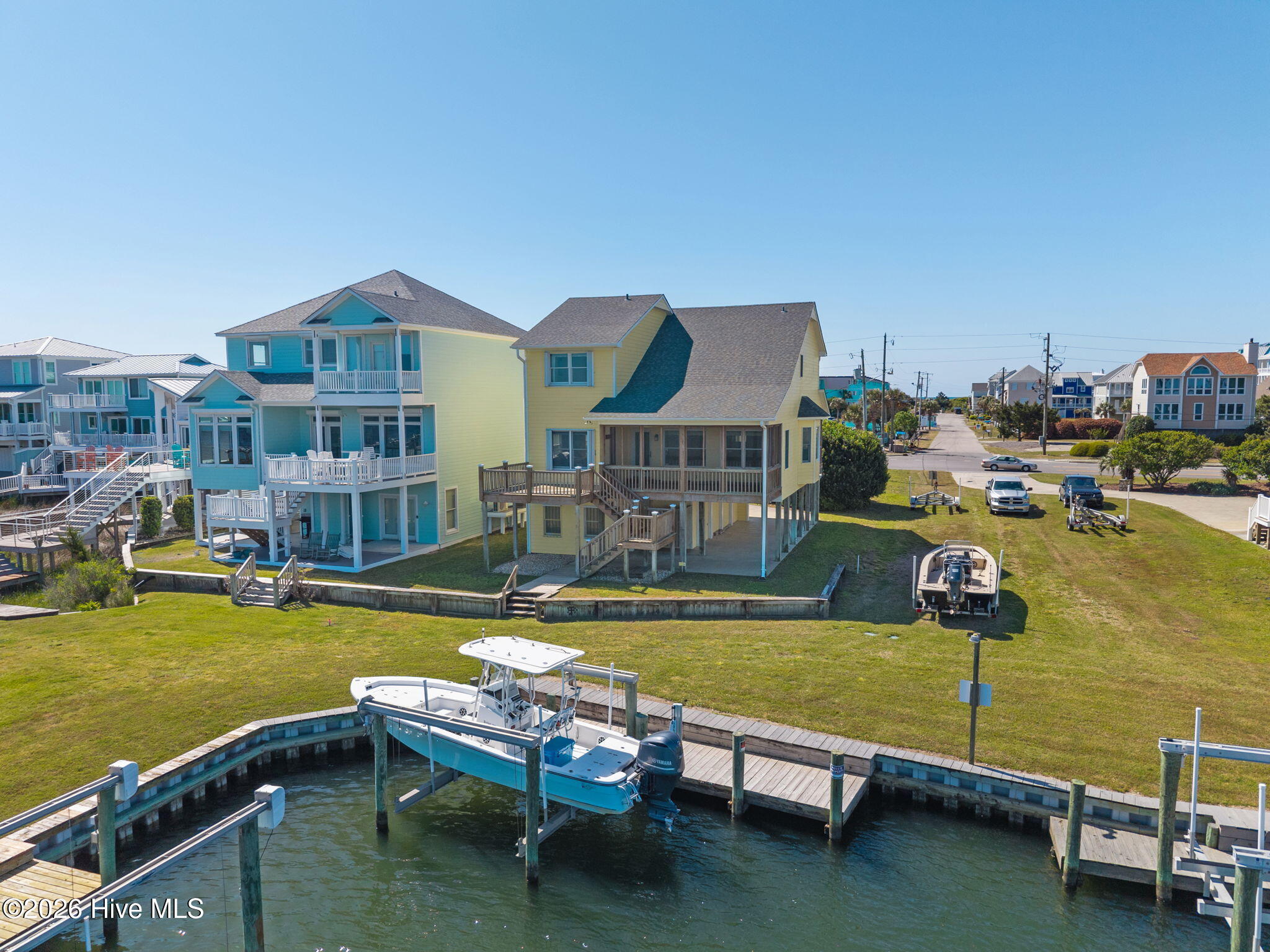 1711 East Fort Macon Road Atlantic Beach, NC 28512 - Photo 2 of 42 Boat lift at backdoor