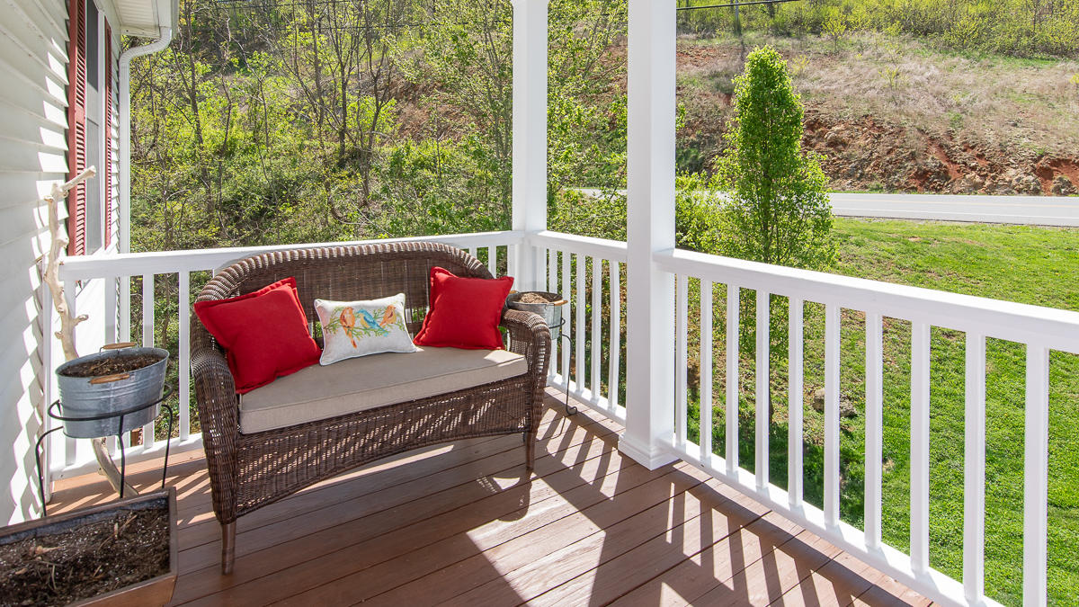 5738 North Fork Road Elliston, VA 24087 - Photo 30 of 77 a view of a two chairs in the balcony
