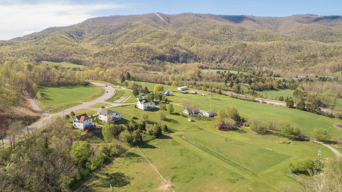 5738 North Fork Road Elliston, VA 24087 - Photo 75 of 77 a view of a city with mountains in the background