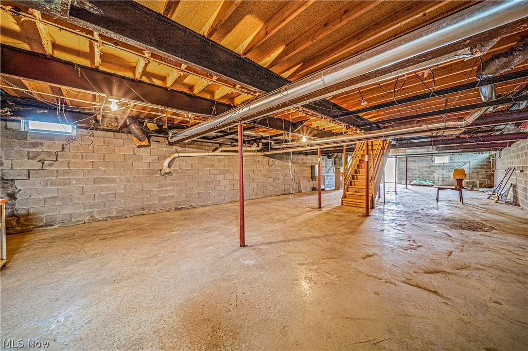 3471 Fox Road Kingsville, OH 44048 - Photo 39 of 50 Basement featuring plenty of natural light