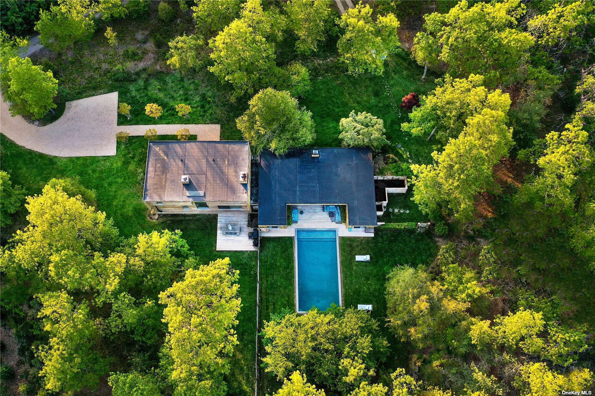 107 Swamp Road East Hampton, NY 11937 - Photo 1 of 1 an aerial view of a house