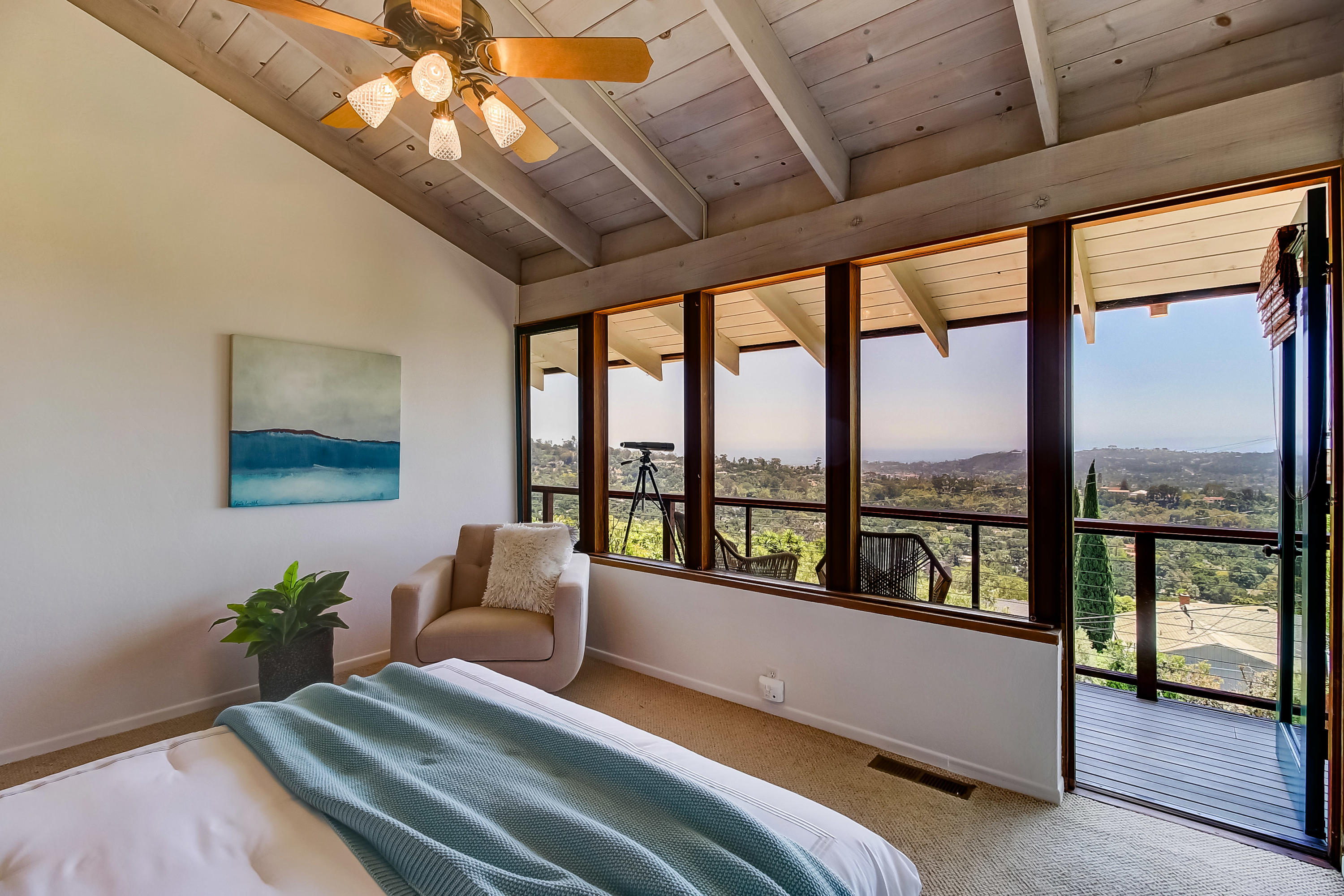 971 Cheltenham Road Santa Barbara, CA 93105 - Photo 16 of 40 Bedroom #2 facing view