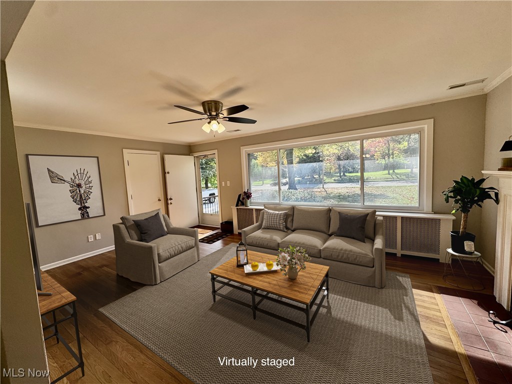 1729 East Pleasant Valley Road Independence, OH 44131 - Photo 7 of 41 Living room virtually staged