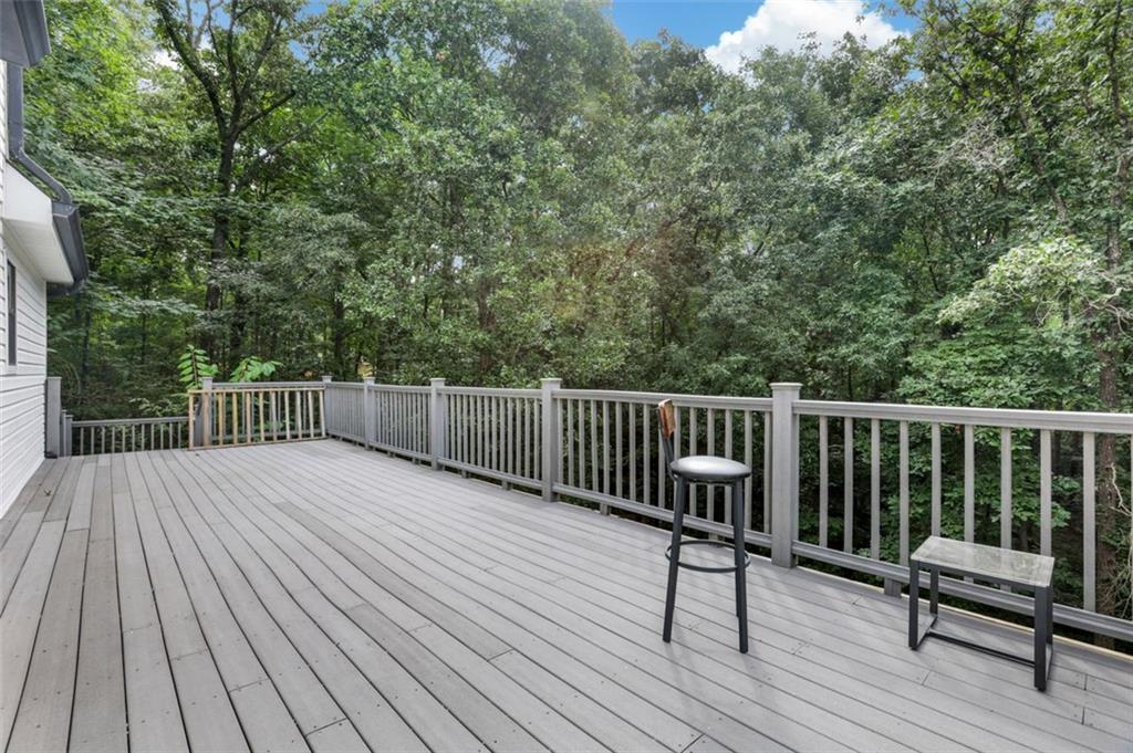 4378 Ridge Court Loganville, GA 30052 - Photo 41 of 47 a view of deck with deck and wooden floor