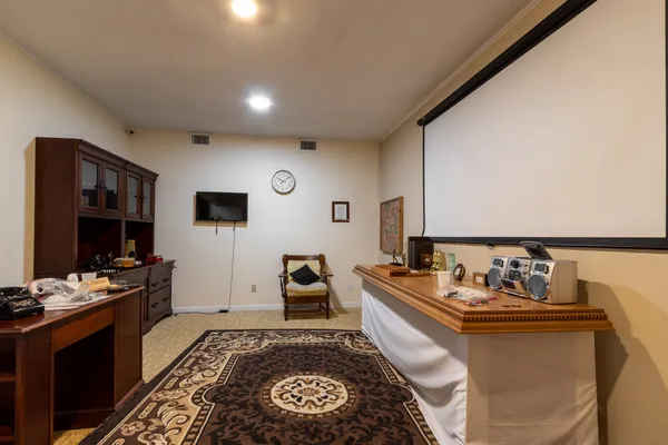 a very nice looking room with a large window