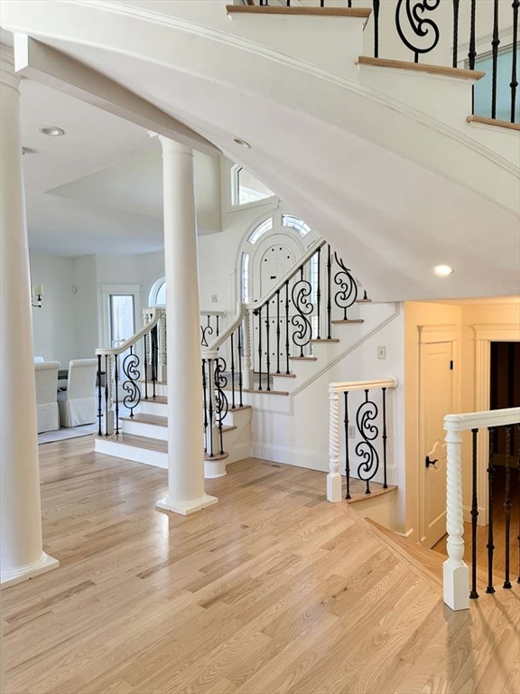 37 Putnam Hill Road Sutton, MA 01590 - Photo 14 of 42 a view of a hallway with wooden floor
