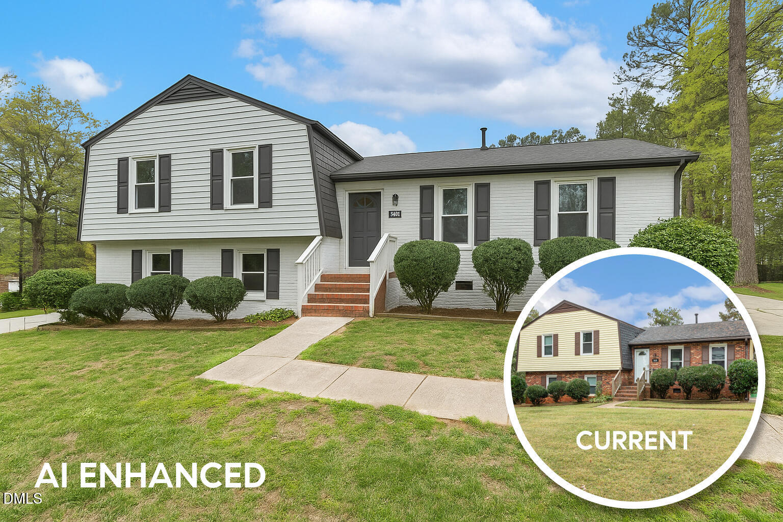 5401 Kaplan Drive Raleigh, NC 27606 - Photo 38 of 41 a front view of a house with a yard
