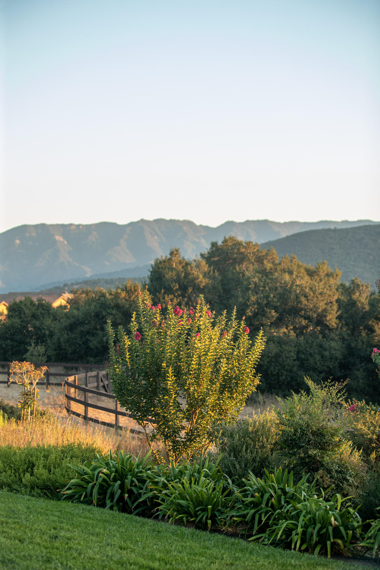 705 Mesa Drive Solvang, CA 93463 - Photo 16 of 22 a view of a town with mountains in the background