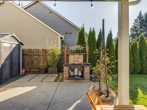 a front view of a house with yard