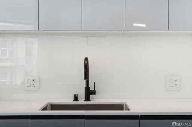 a close view of vanity