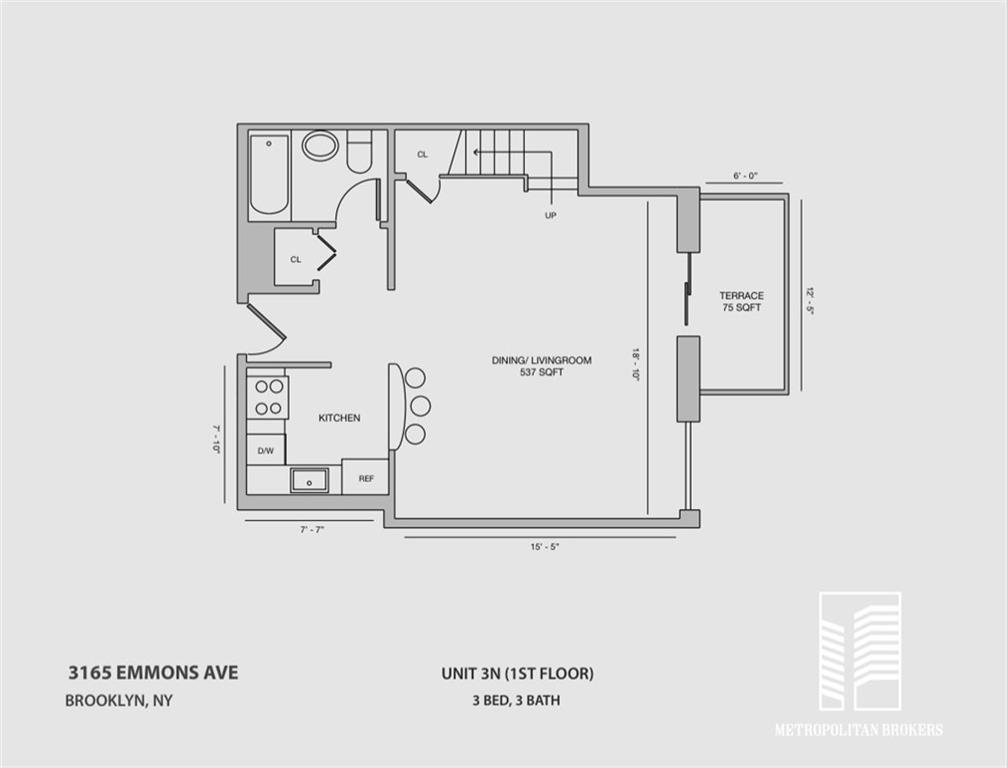 3165 Emmons Avenue, Unit PH3N Brooklyn, NY 11235 - Photo 22 of 23 Gallery Image 22