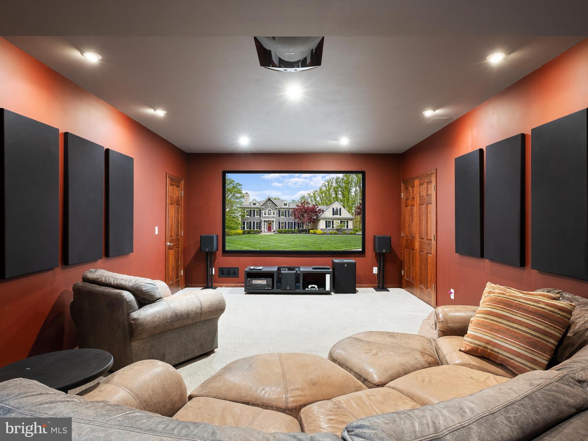 78 Atwater Road Chadds Ford, PA 19317 - Photo 54 of 64 Lower Level Theater Room
