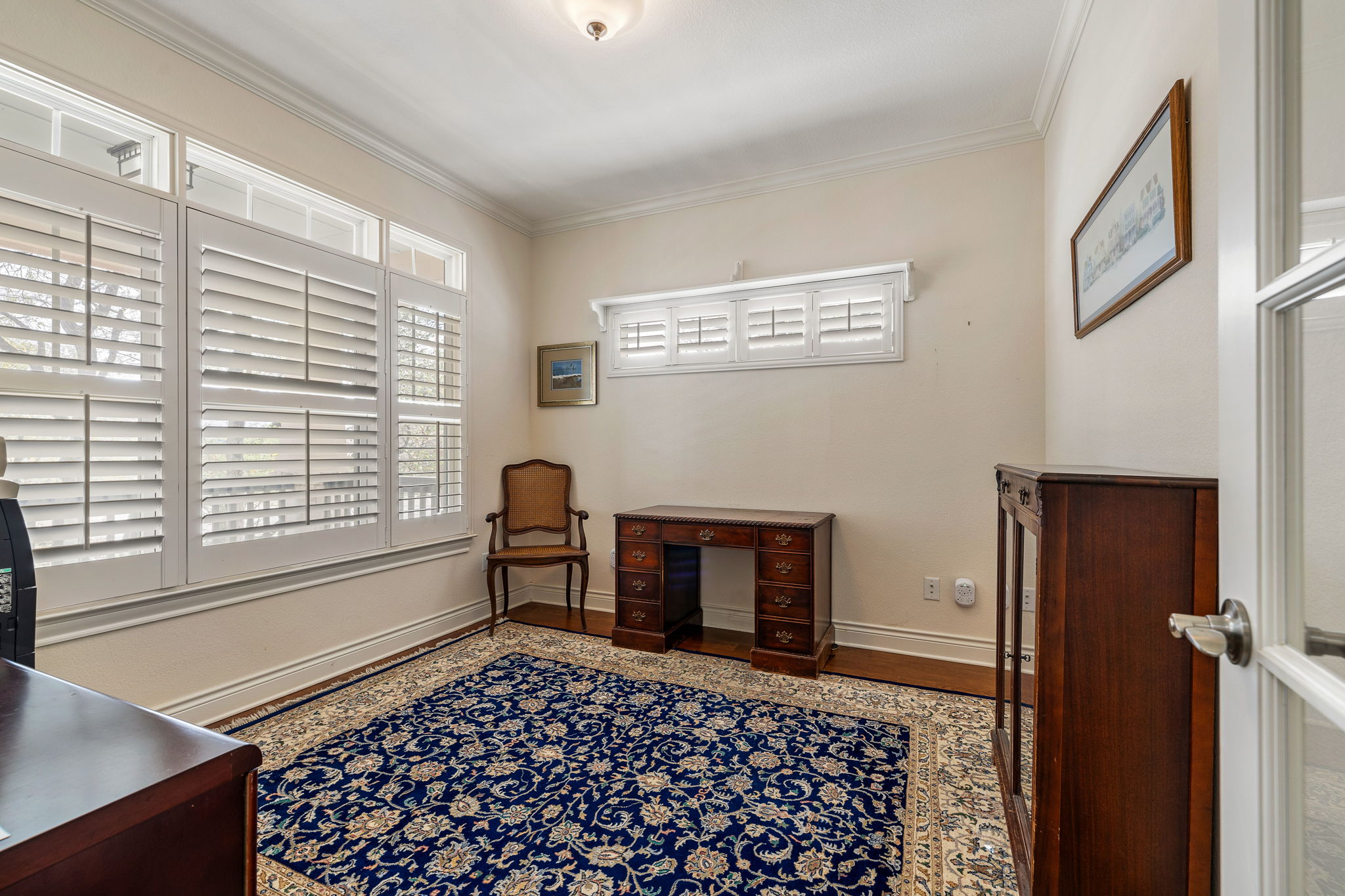 5201 Big Spring Street Georgetown, TX 78633 - Photo 5 of 26 Office space featuring crown molding and light wood-style flooring