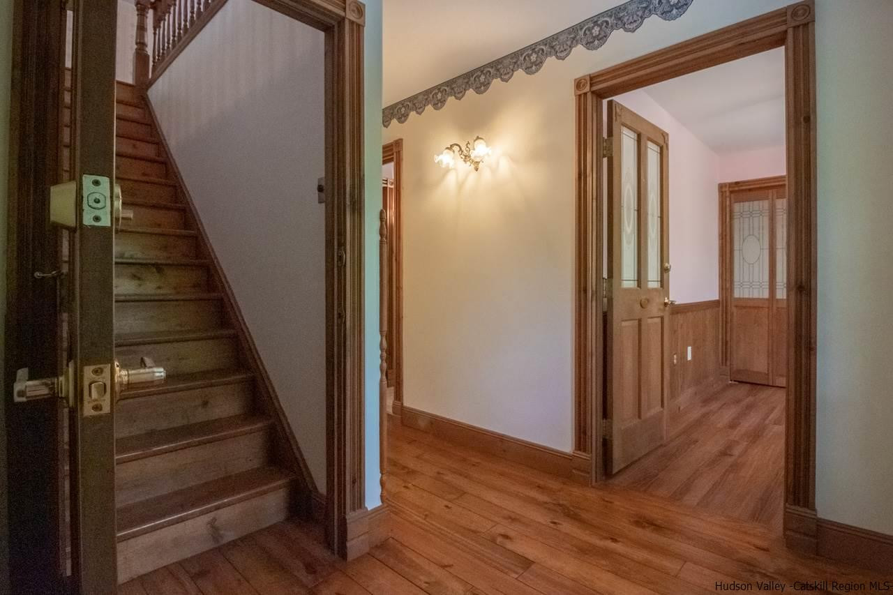 30 Peak Farm Road Stone Ridge, NY 12484 - Photo 29 of 35 a view of a hallway with wooden floor and entryway