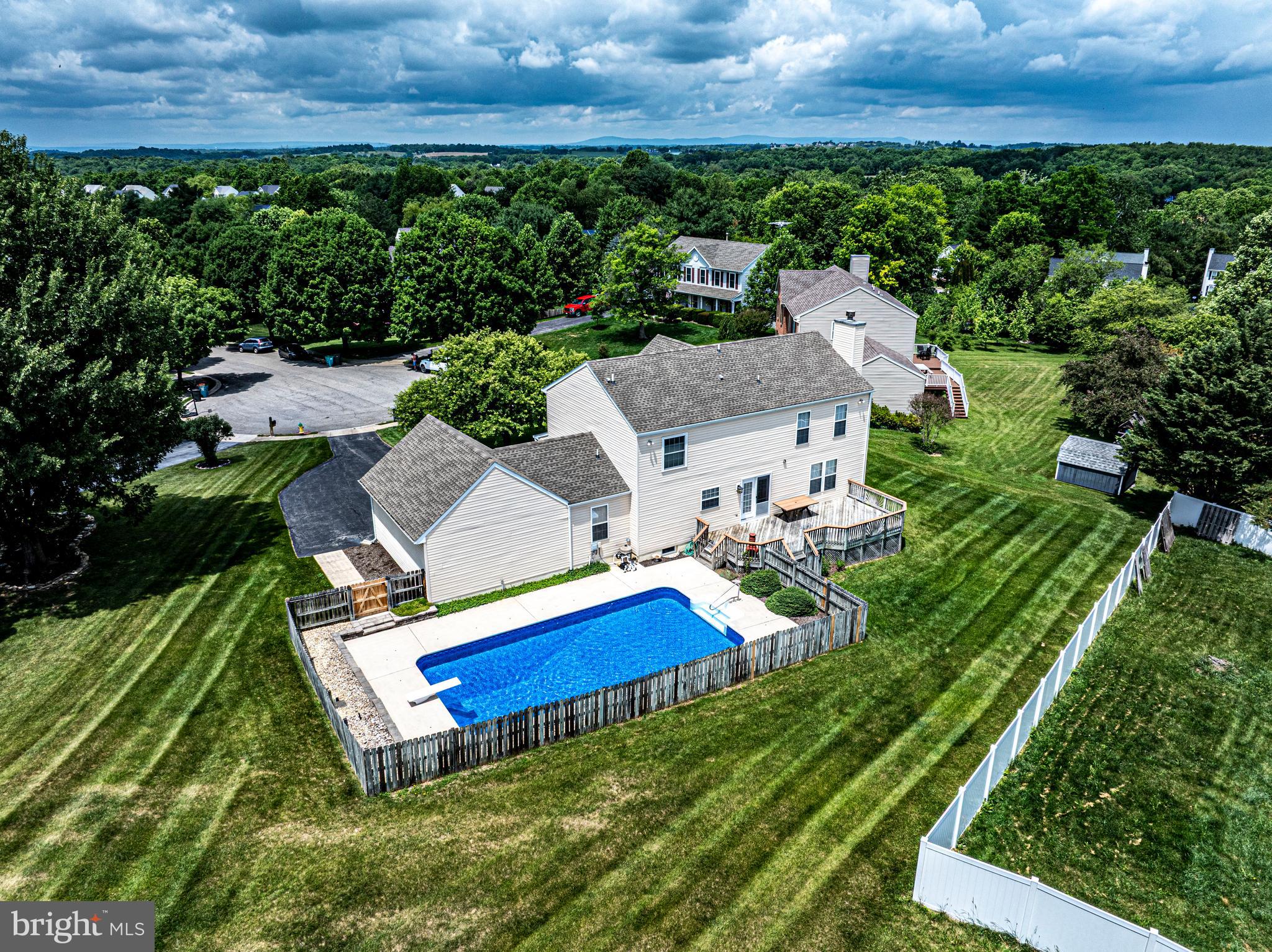 2 Redfern Place Boonsboro, MD 21713 - Photo 60 of 69 Backyard with inground pool